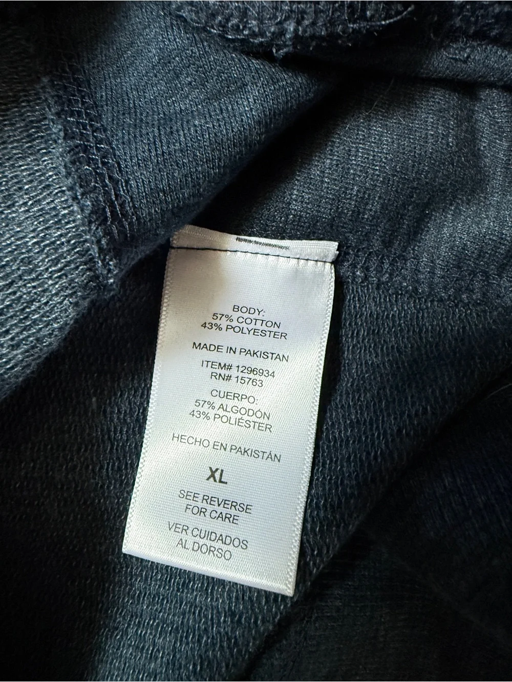 Champion Men's Crewneck Sweater in Navy Blue